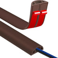 Floor Cord Covers for Wires 3.3FT Cable Hider Wire Cover Self Adhesive Cord by JAHOMFAI