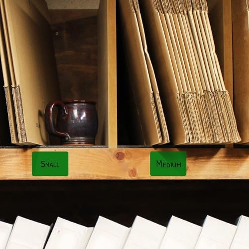ChromaLabel 2 x 3 Inch Green Rectangle Labels, Writable, 250/Box - Image 3