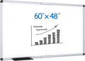 VIZ-PRO Magnetic Dry Erase Board, 60 X 48 Inches, Foldable Wall-Mounted by VIZ-PRO