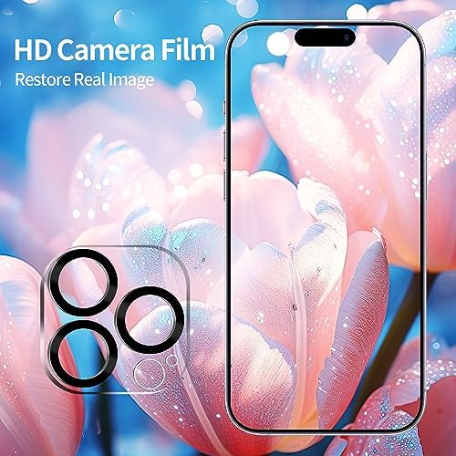 PEHAEL for iPhone 15 Pro Max Privacy Screen Protector+Camera Lens Protector - Image 5