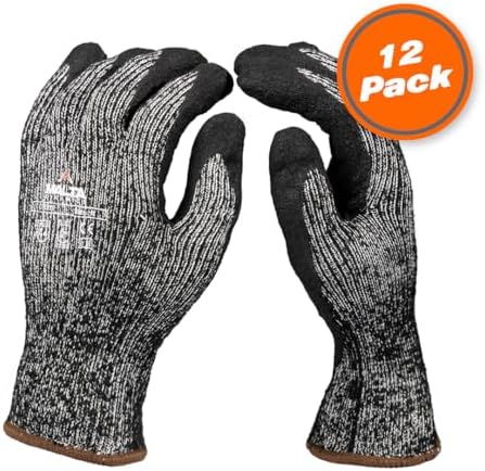 Malta Dynamics Cut Resistant Safety Gloves, 12 Pack Insulated Work Gloves, ANSI Cut Level A4, Comfortable Fit, PPE, Touchscreen Compatible, OSHA/ANSI/ISEA Compliant, XLarge, Extra Large - Image 2