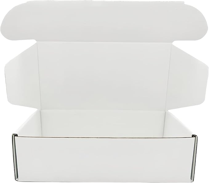 7x3.5x2 inch Small White Mailers Boxes Recyclable Corrugated Gift Box - Image 3