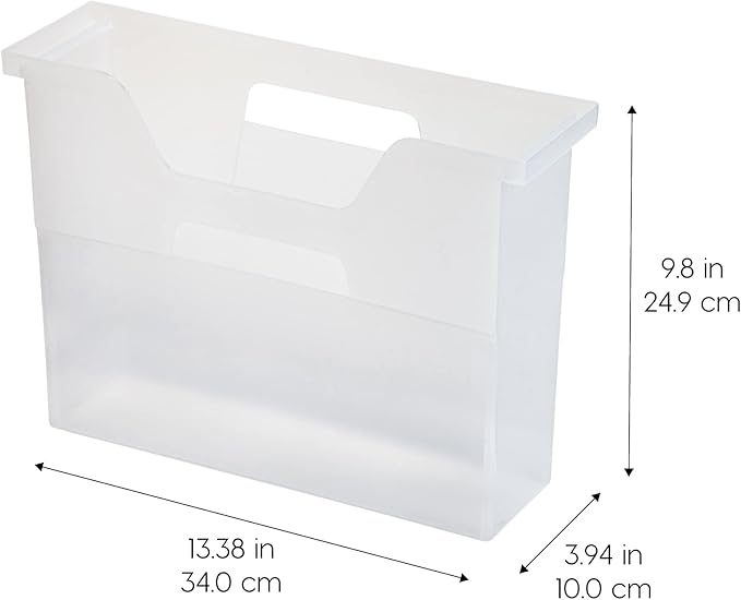 IRIS USA Small Portable Desktop File Box - Image 2