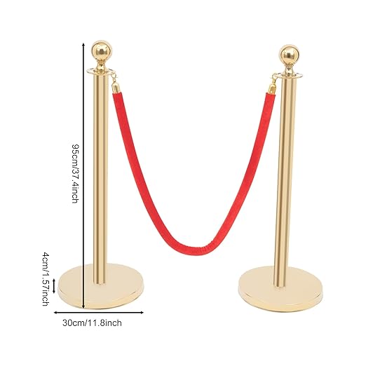 6-Post Velvet Rope Stanchions - Image 3