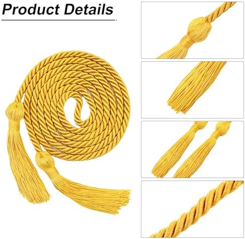 GraduationMall Graduation Honor Cord 68" Gold - Image 4