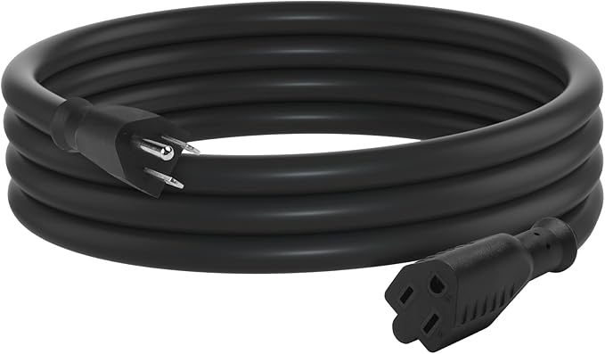 BN-LINK 6ft Outdoor Extension Cord, 12/3 SJTW Heavy Duty Power Cord, 3-Prong - Image 8