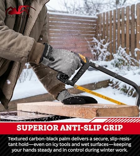 Tarantula 100% Waterproof Winter Work Gloves for Men & Women, Thermal Insulated Freezer Gloves for Cold Weather - Image 5