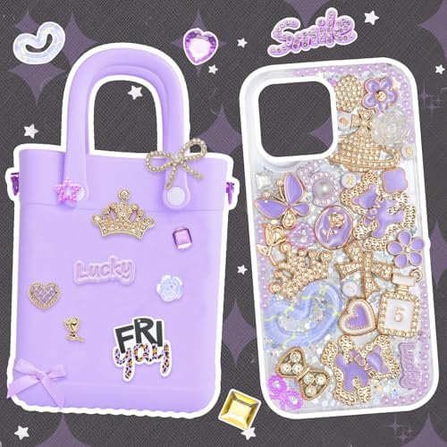 EIiovcnya 2380 Pcs Junk Case Charms Kit - DIY Phone Charms & Nail Art - Image 5