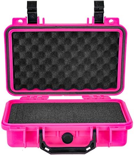 Eylar Protective Gear and Camera Hard Case Waterproof Dry Box with Foam 11.6 Inch 8.3 Inch 3.8 Inch (Pink) - Image 2