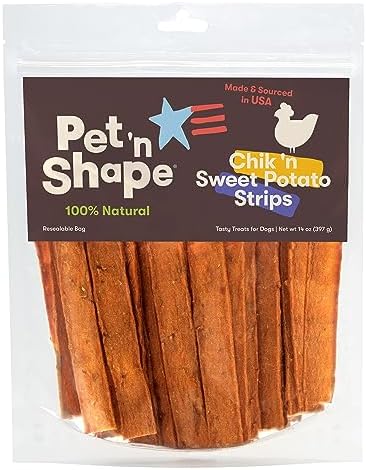 Pet 'n Shape Chik 'n Sweet Potato Strips Dog Treats– Made and Sourced in the - Image 7