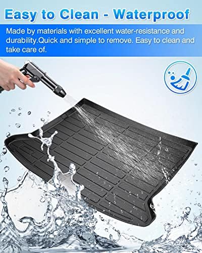 Cartist Cargo Liner Custom Fit for Kia Seltos 2021-2024 2025 2026 in Upper Position(Fits Without Subwoofer)(No SX Turbo Models) All Weather Trunk Floor Mat TPE Waterproof - Image 3
