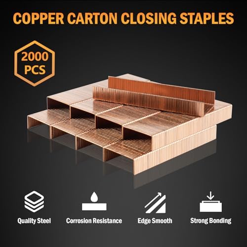 3515 16 Gauge Copper-Coated Carton Closing Staples, 2000PCS/BOX - Image 3