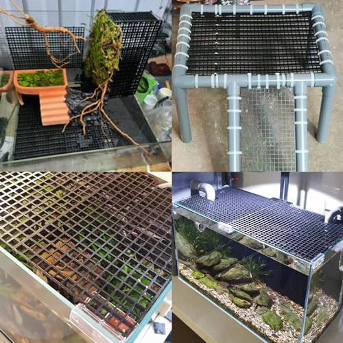 24 Pcs Aquarium Fish Tank Divider Plastic Egg Crate, L - Image 6
