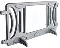 Billboard Barricade 42x96 Plastic Pedestrian Barricade- Silver by OTWSafety