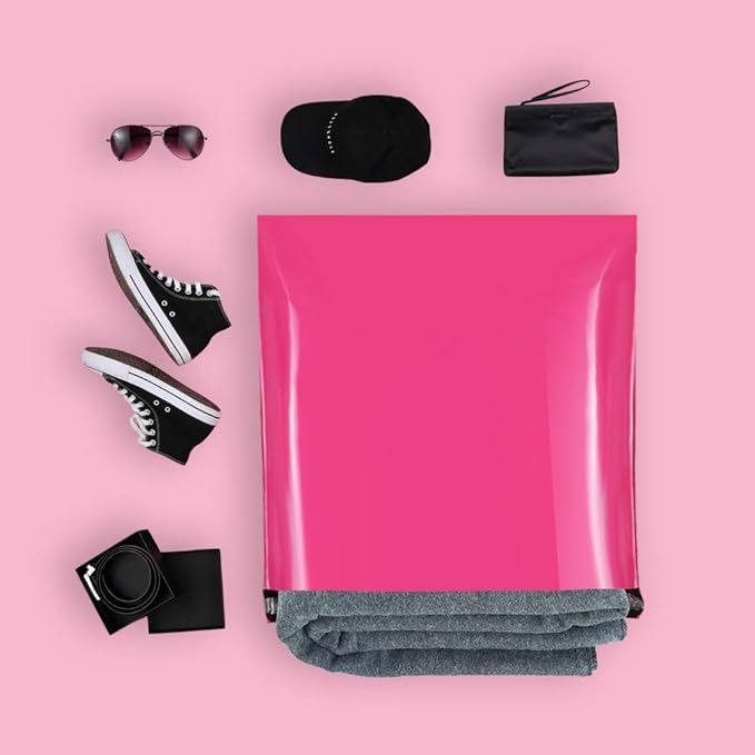 UCGOU Poly Mailers 24x24 Inch Hot Pink 50 Pack Extra Large Shipping Bags Strong - Image 5
