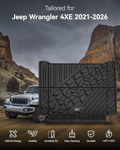 3W Backrest Liner & Cargo Liner for Jeep Wrangler 4XE 2021-2026 (Non JL/JK) - Image 2
