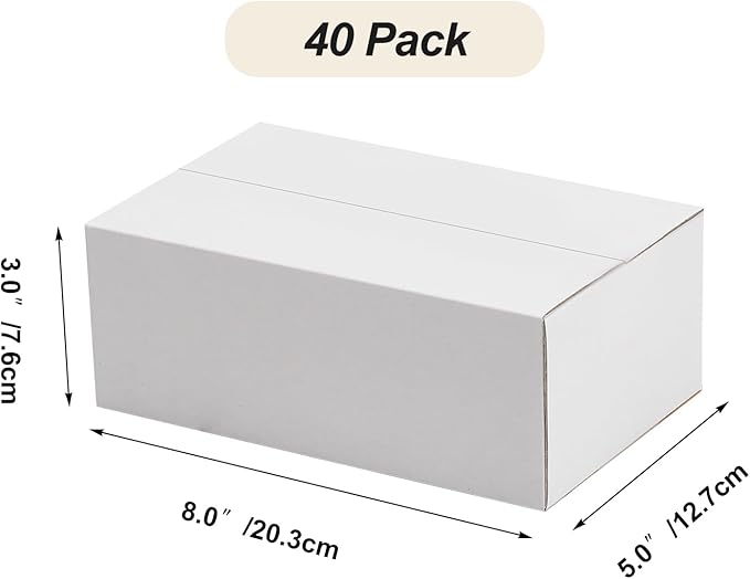 Calenzana 8x5x3 Shipping Boxes Set of 40 - Image 2