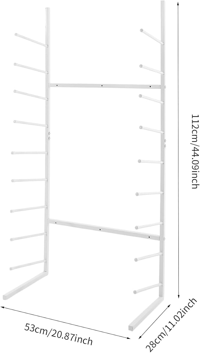 Wall Mount Art Print Blueprint Holder, 9-Tier Blueprint Holder, 20.87'' x - Image 3