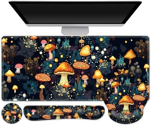 Gaming Mouse Pad, Large Desk Mat Cute Desk Pad Protector, 4in1 XXL Mousepad by ToLuLu