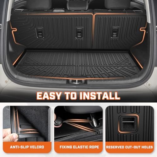 Mixsuper Floor Mat & Cargo Liner for Kia Soul 2014-2019(Not for Hybrid) - Image 5