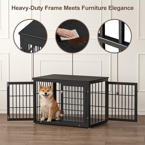 rehomerance 38" Heavy Duty Dog Crate Furniture for Large and Medium Dogs - Image 5