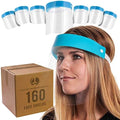 Salon World Safety 160 Protective Full Face Shields (40 Packs of 4) by TCPGlobal
