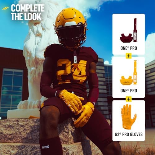 Nxtrnd One Pro Football Mouth Guard, Interchangeable Strap, Fits Adult & Youth (Yellow) - Image 6