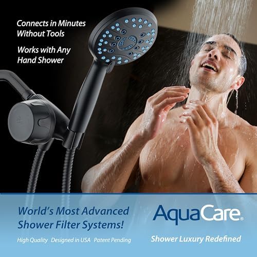 AquaCare Premium American KDF Shower Filter w/Built-in Hand Shower Bracket - Image 2