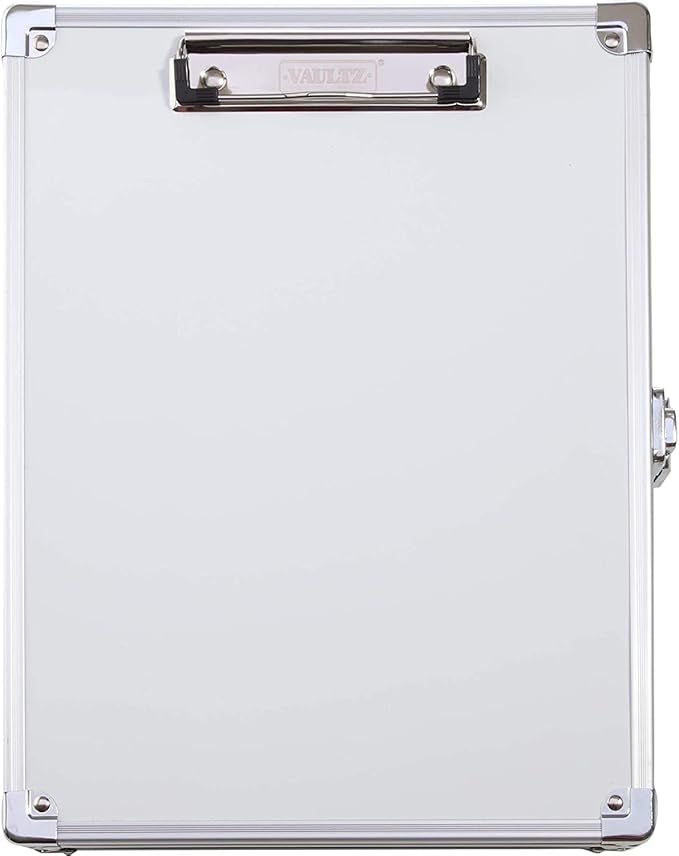 Vaultz Whiteboard Locking Storage Clipboard, Holds 8.5 x 11 Sheets - Image 3