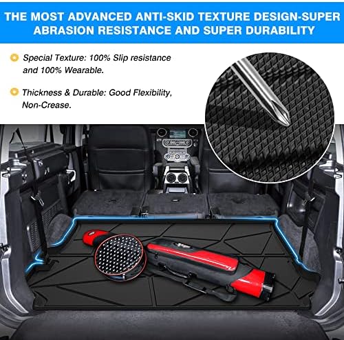 KUST Trunk Cargo Mat for Land Rover Discovery 4 LR4 2010-2016 (5/7 Seats) Rubber Rear Cover Cargo Liner Discoery 4 Accessories High Edge - Image 4