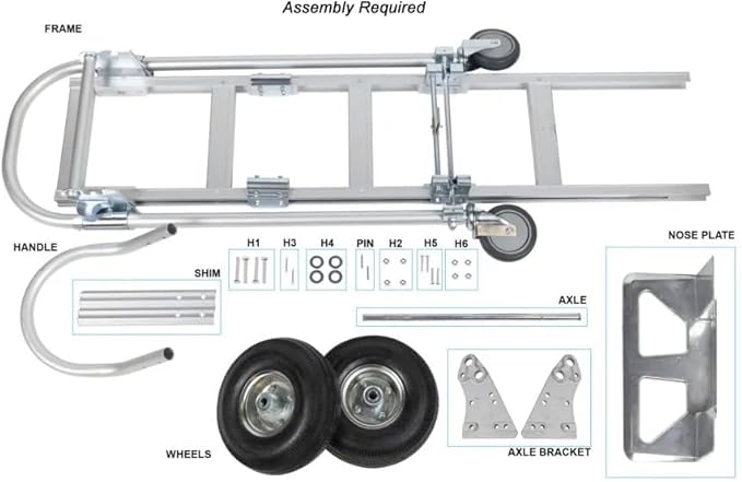 Vergo Industrial Convertible Hand Truck - Image 8