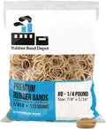 Rubber Band Depot, Size #8, Small Rubber Bands, Everyday Rubber Bands by The+Office-Pros