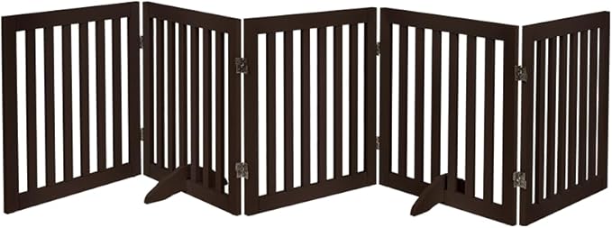 unipaws 24”H Free Standing Pet Gate by unipaws