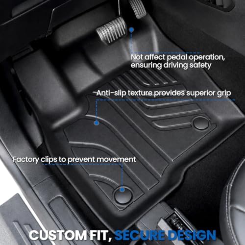 Floor Mats for Ford Edge 2015-2025, with Cargo Mat Backrest Mats - Image 3