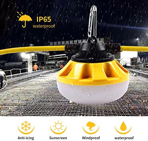 200FT Construction String Lights, Industrial Grade,Free for Climbing Hook - Image 4
