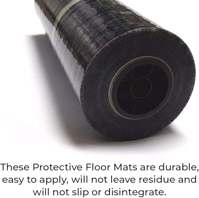 HI-TECH Clear Adhesive Car Carpet Protector Film Roll – 24" x 300' – 6mil - Image 3