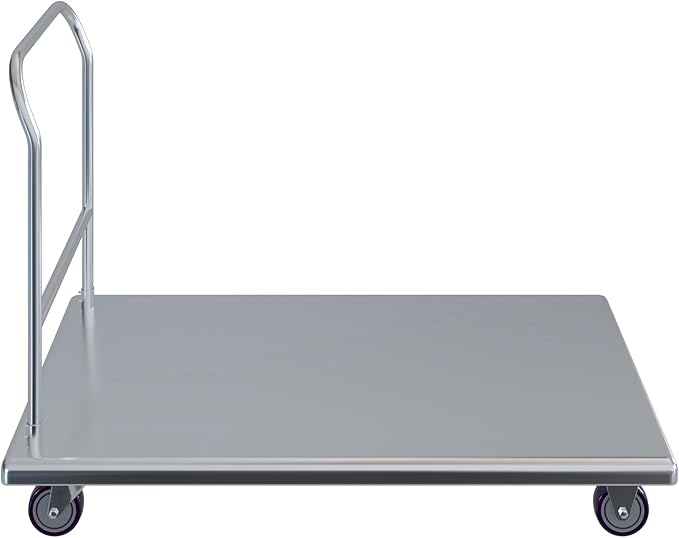 AmGood Stainless Steel Platform Cart. 24 in. Wide x 48 in. Long x 32 in. High. - Image 2