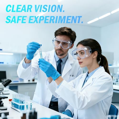 5 Pack Safety Goggles, Protective Safety Glasses, Soft Crystal Clear Eye Protection - Perfect for Construction, Shooting, Industrial, and More - Image 6