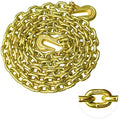 YATOINTO G80 Transport Binder Chain 5/16 Inch x 10 Foot Safety/Binder Chain with Clevis Grab Hooks 4,900 lbs Safe Working Load Logging Chain for Transporting Towing Tie Down Binding Equipment by YATOINTO