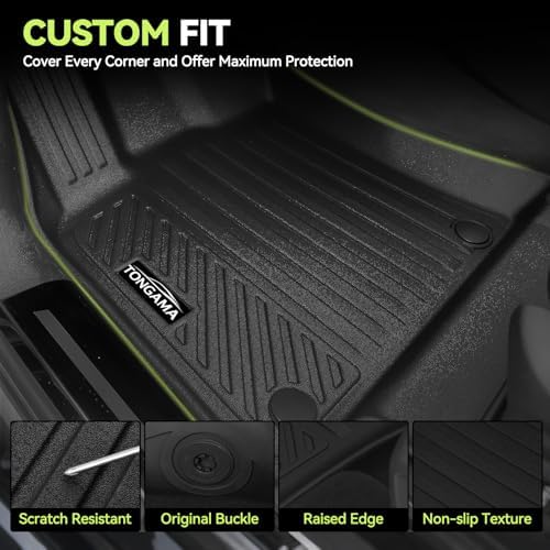 All Weather TPE Floor Mat Set for 2015-2024 2025 2026 Ford Edge - Image 6