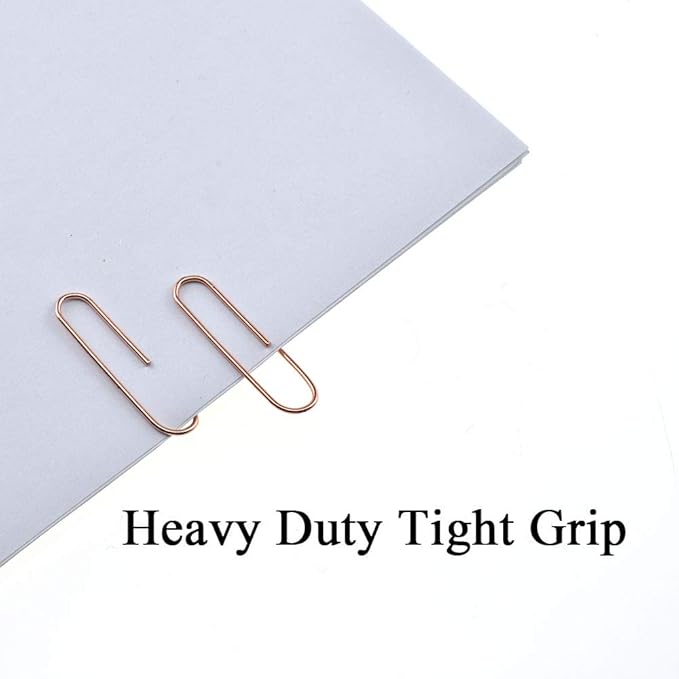 HAHIYO Paper Clips Sturdy 1.3 inches Length 180 Pack Paperclips Heavy Duty - Image 4