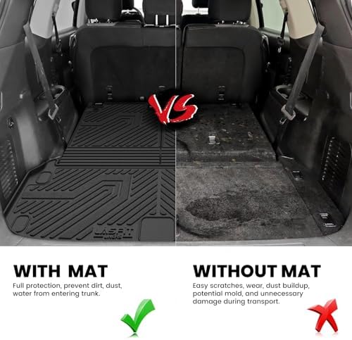 LASFIT Cargo Mats for Nissan Pathfinder 2013-2020/QX60 2014-2021/JX35 2013 - Image 4