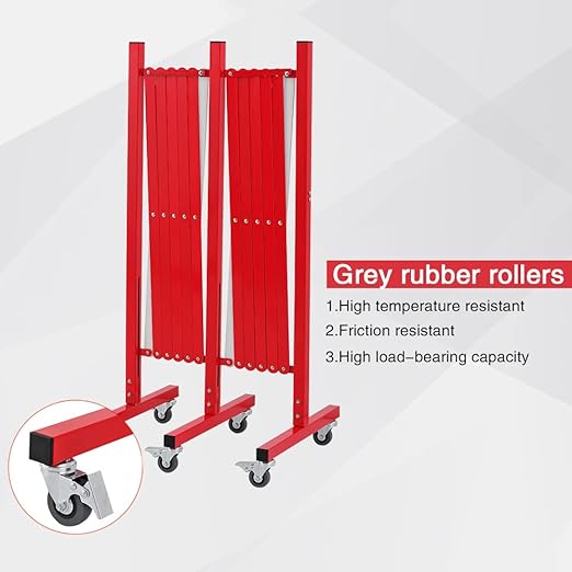 GYMTIME Industrial Expandable Metal Barricade, 16 Feet, Easily Assembled Safety - Image 6