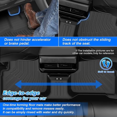 Cartist Floor Mats and Cargo Liner Fit for Audi Q3 2019 2020 2021 2022 2023 2024 2025 All Weather Floor Mat Q3 Accessories Heavy Duty Carpet Protection - Image 4