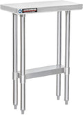 DuraSteel 24x12 Stainless Steel Work Table by DuraSteel
