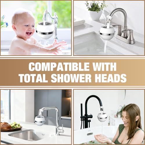 SHLLKTTRY Bath Water Filter for Tub Faucet with Overflow,Filtration,Remove Contaminants,Chlorine,Fluoride,Hard Water Softener,Enhances Health of Skin,Hair,Nails,Relieve Eczema,3,000 Gallons,White - Image 6