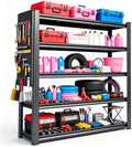 Garage Shelving, 5 Tier Heavy Duty Storage Shelves with Pegboard by BEESTMUEBLE