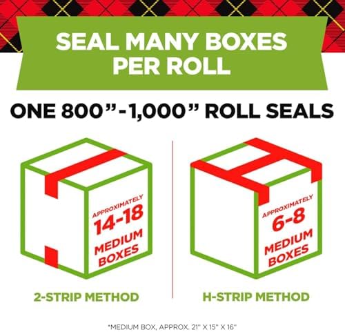 Scotch Sure Start Packing Tape, Clear, Quiet Unwind and Easy Start, Moving Supplies, 1.88 inch x 22.2 Yard, 2 Tape Rolls with Dispensers - Image 3