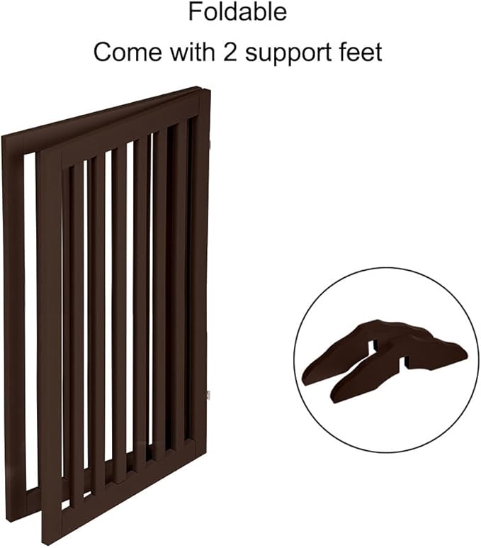 unipaws 36”H Free Standing Pet Gate - Image 4