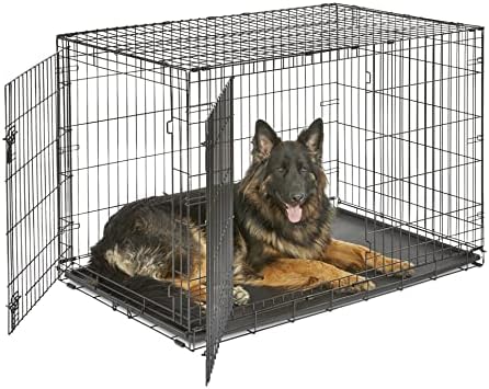 New World by Midwest 48-Inch Double Door Crate, XL Breeds, 90-110 lbs by NewWorldPetProducts